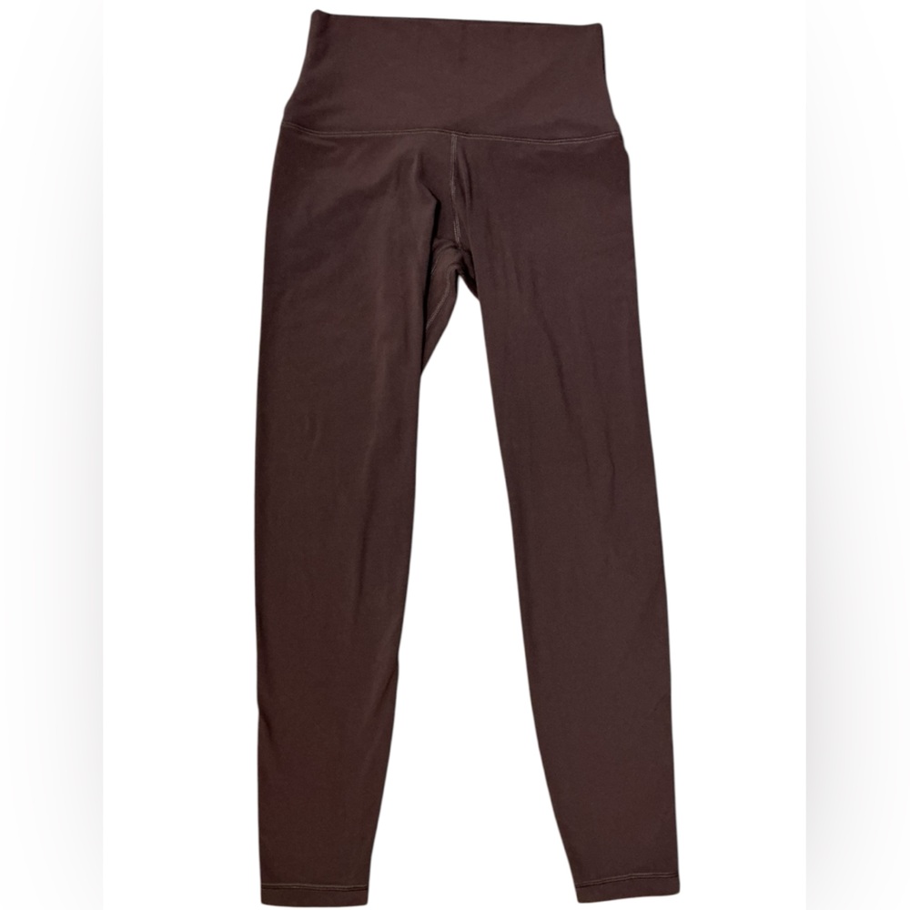 Aritzia Brown High-Waist Leggings